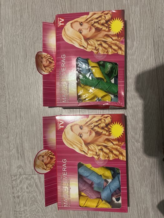 Plastikowe papiloty sprężynki do kręcenia włosów