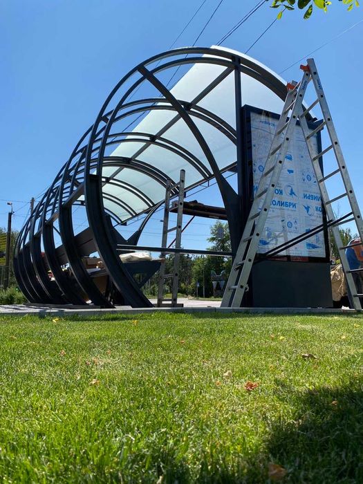 Завод изготовитель автобусных остановок: продажа, доставка, монтаж.