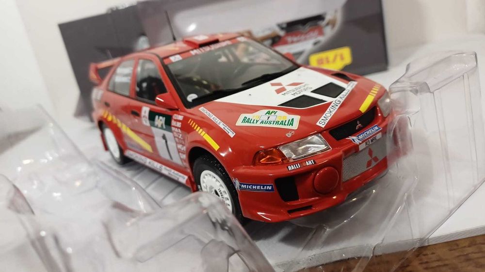1/18 Mitsubishi Lancer EVO VI Tommi Makinen - Rally Australia - IXO