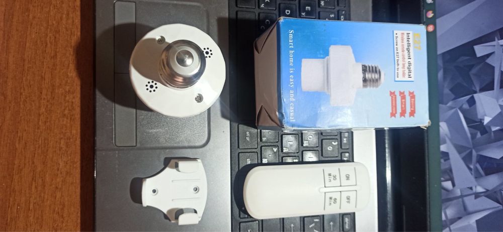 Управление светом лампы с пульта цоколь Е27 включить выключить таймер