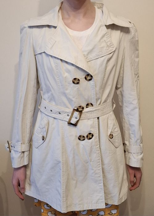 Płaszcz damski trencz