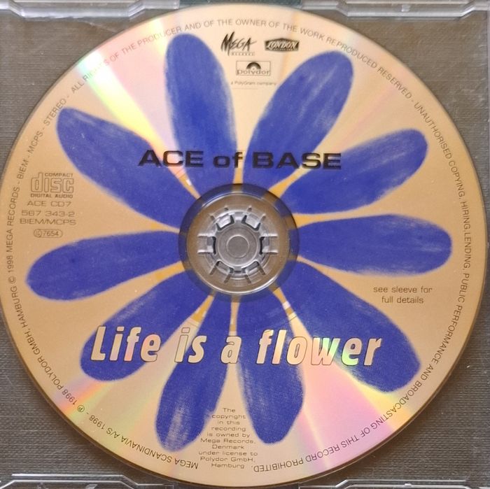 2 płyty CD singly Ace Of Base / 1998 UK