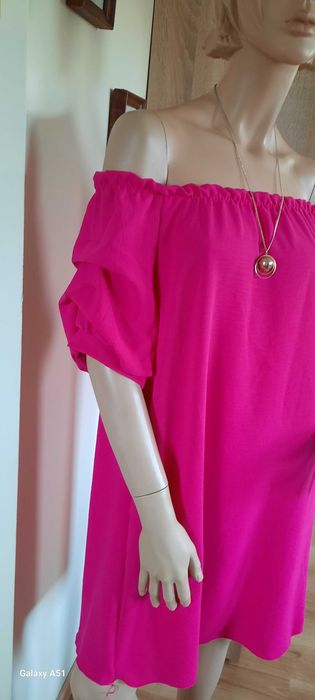 Sukienka fuksja hiszpanka