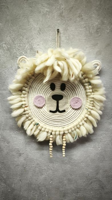 Makrama zwierzęta, boho, pokój dziecięcy, handmade