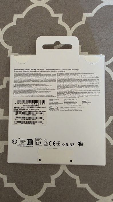 Carregador Samsung Magnet Wireless Charger Qi2 25W