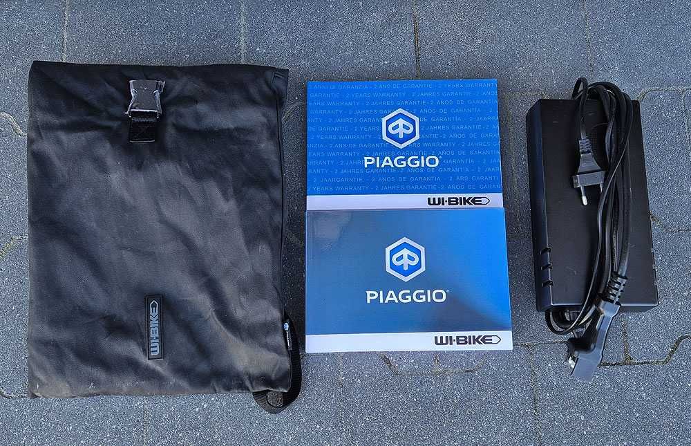 Jak nowy! PIAGGIO WIBIKE Shimao Deore Hydraulika GPS rower elektryczny