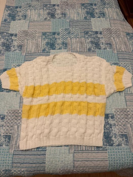 Camisola de algodão Feita á mão