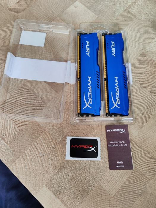 DDR3-1600 8GB HyperX Fury (HX316C10F/8) PC3-12800  оперативна пам'ять