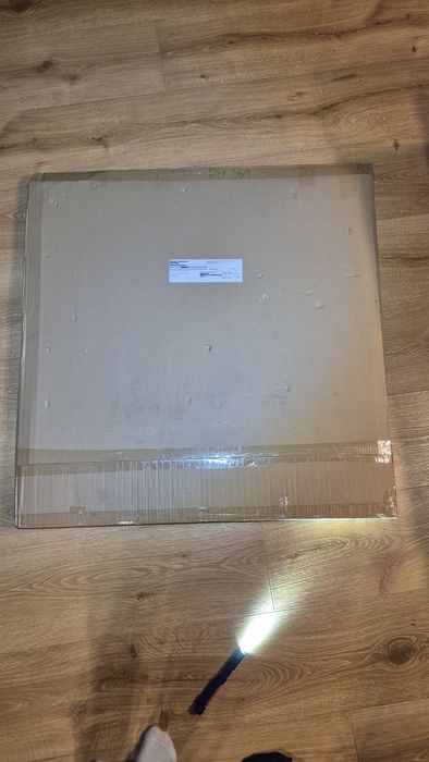 Nowy blat do stolika Szynaka 90x90 dąb ciemny