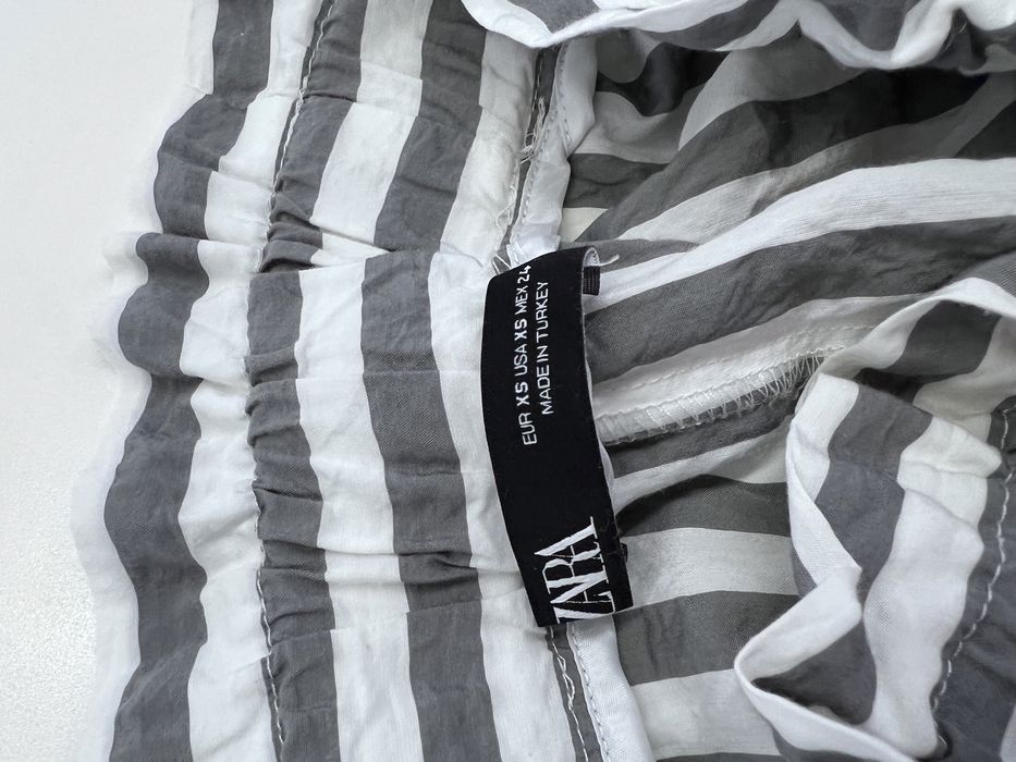 легкие штаны zara в полоску