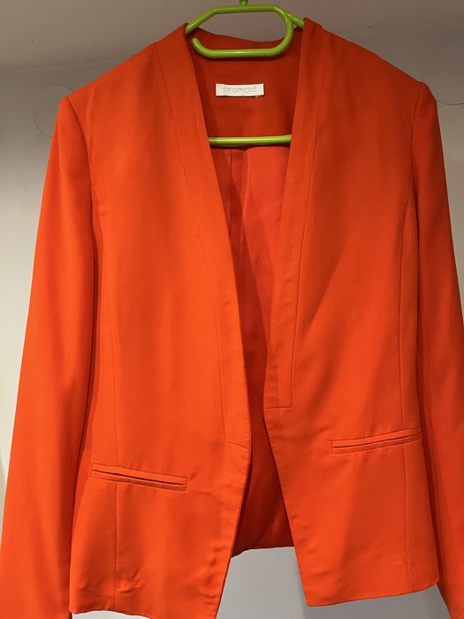 Pomaranczowa marynarka Promod 36
