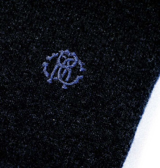 Roberto Cavalli sweter XL/XXL merino kaszmir Italy czarny lv off-white