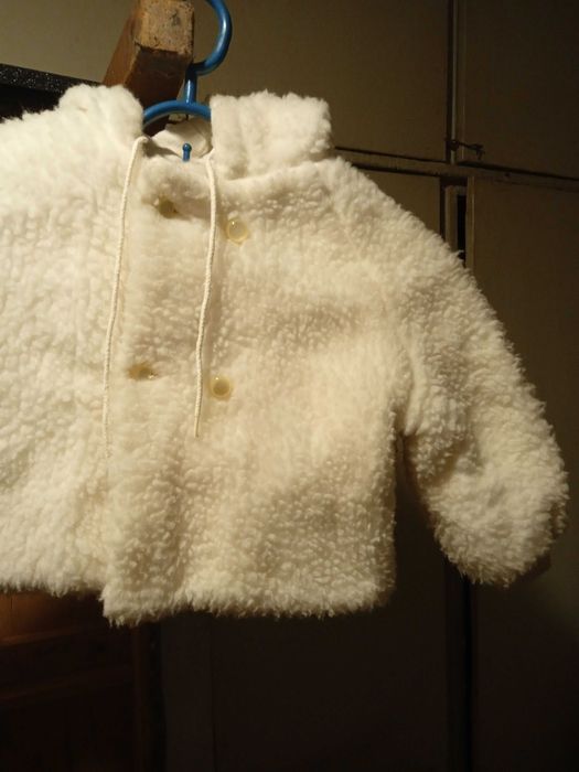 Конверт комбинезон детский зимний с капюшоном 6-12 месяцев