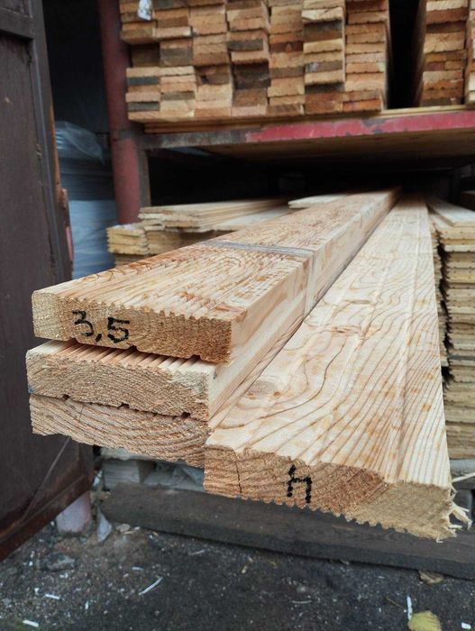 Терасна дошка модрина 125х30мм 3-4м в наявності на складі,дошка тераса