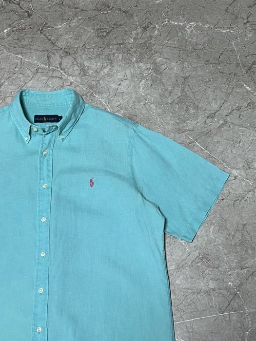 Лляна сорочка Polo Ralph Lauren (оригінал)