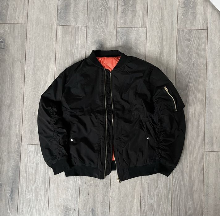 Бомбер чорний opium archive MA1 куртка курточка