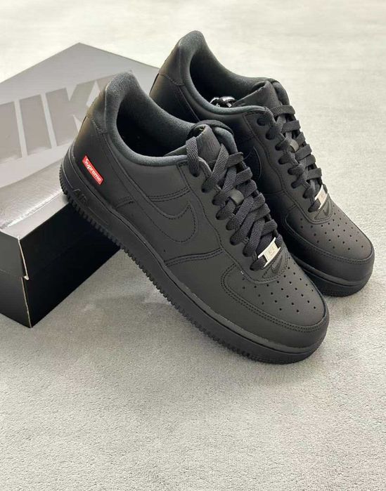 Nike Air Force 1 Low Supreme Black R.46