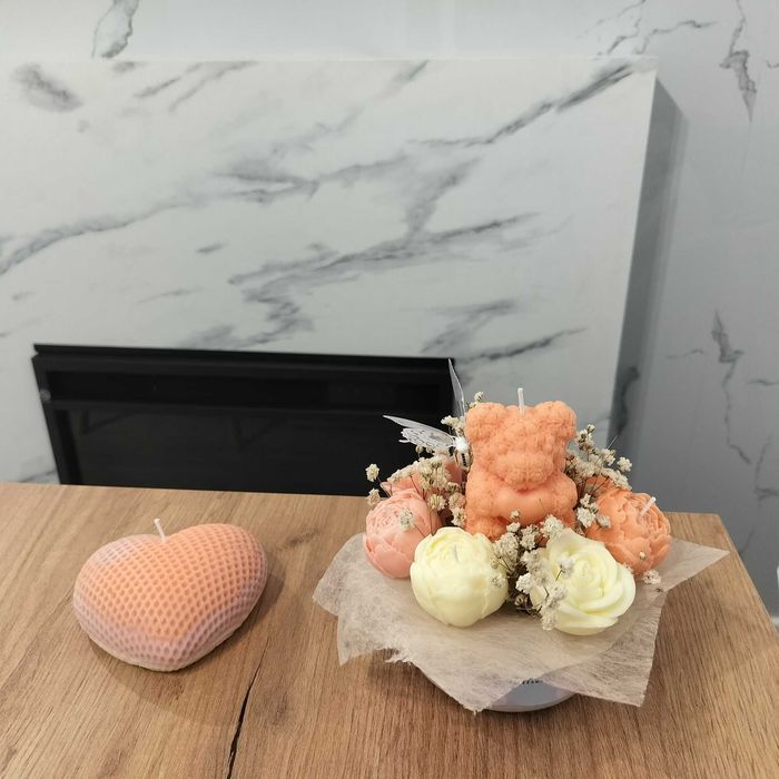 Ramo com cera de soja.