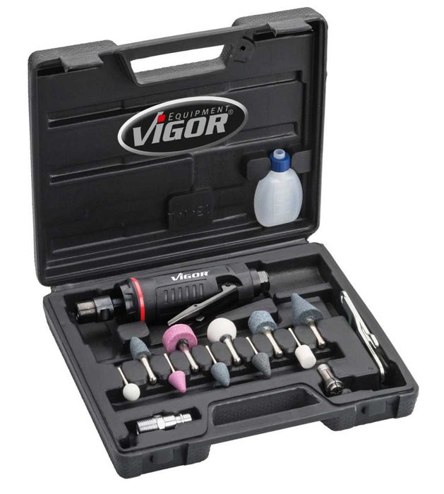 Набор пневматического шлифовального инструмента, мини, Vigor V6906