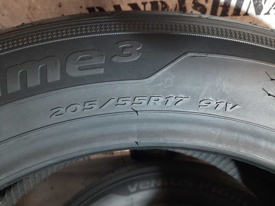 Шини 7,5мм 205/55 R17 HANKOOK VentusPrime 3 літо сток