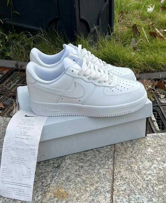 Nike Air Force 1 One All White 38
