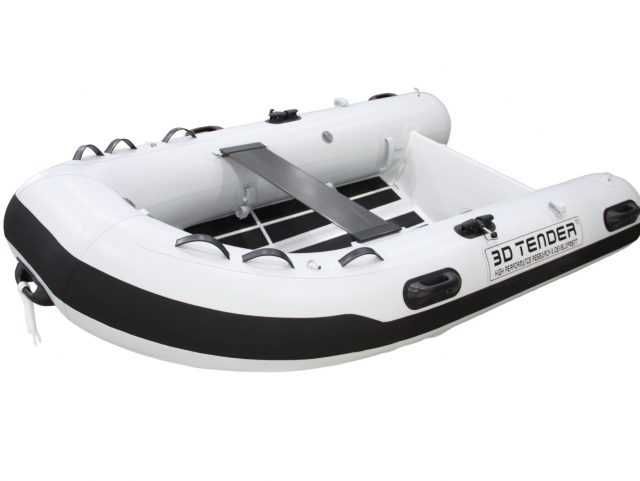 łódź motorowa, RIB 3D Tender Federligth 265 Hypalon biały