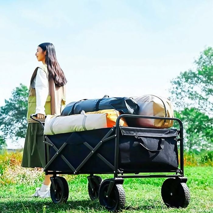 Wózek Turystyczny Transportowy Ogrodowy Składany Na Camping Ryby