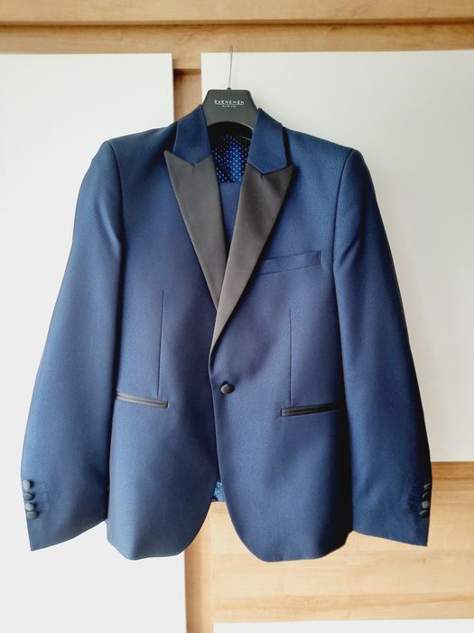 Smoking ślubny garnitur męski