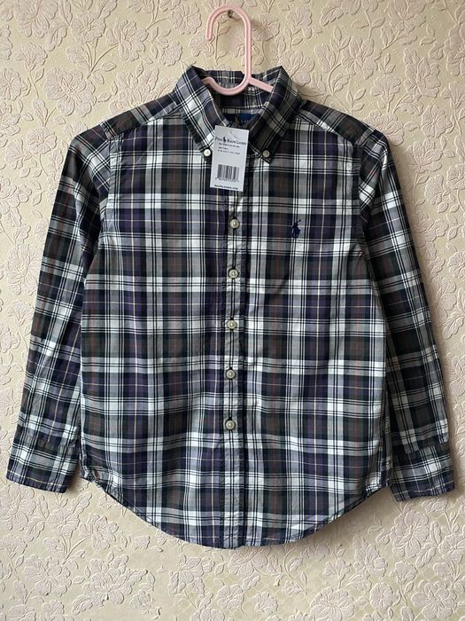 Polo Ralph Lauren дитяча сорочка, сорочка в клітинку