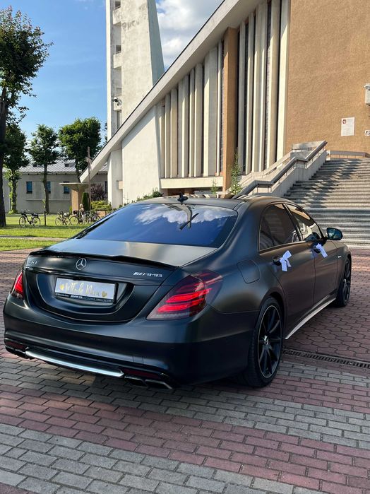 Auto Samochód do Ślubu - MERCEDES S 6.3 AMG - Częstochowa - cały śląsk
