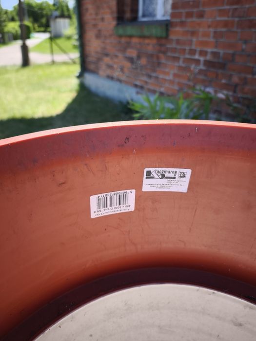 Rura kanalizacyjna  karbowana fi 400 SN 8 mufa, przepust drogowy