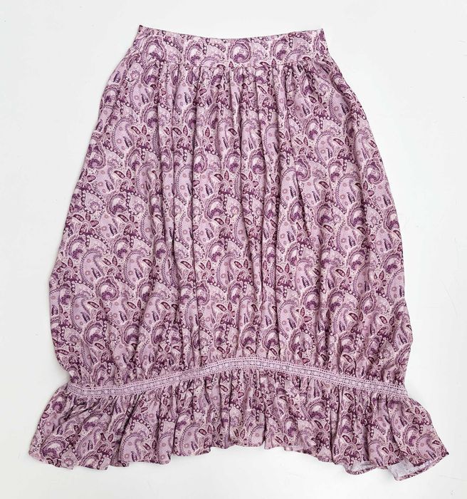 Spódnica Wzory Fioletowa M 38 Shein Boho Etniczna