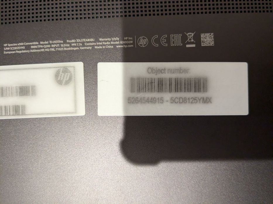 Laptop HP Spectre x360 15-ch005na ekran dotykowy