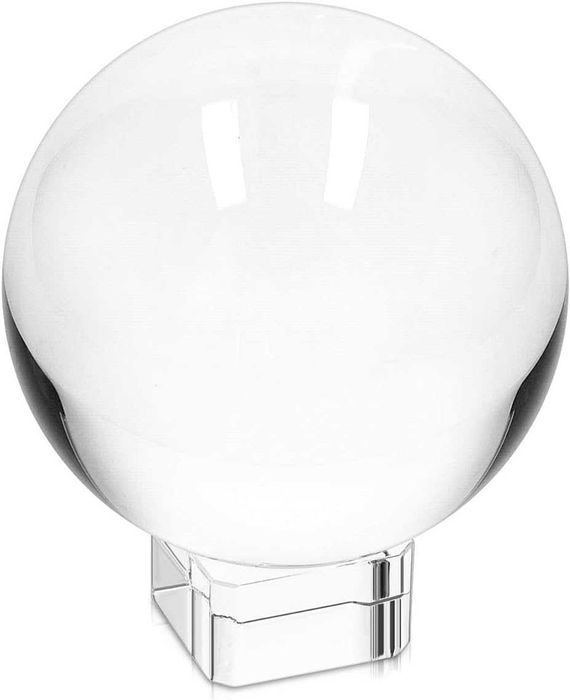 Bola de cristal adivinhação cristalomância magia decoração vidro -NOVO