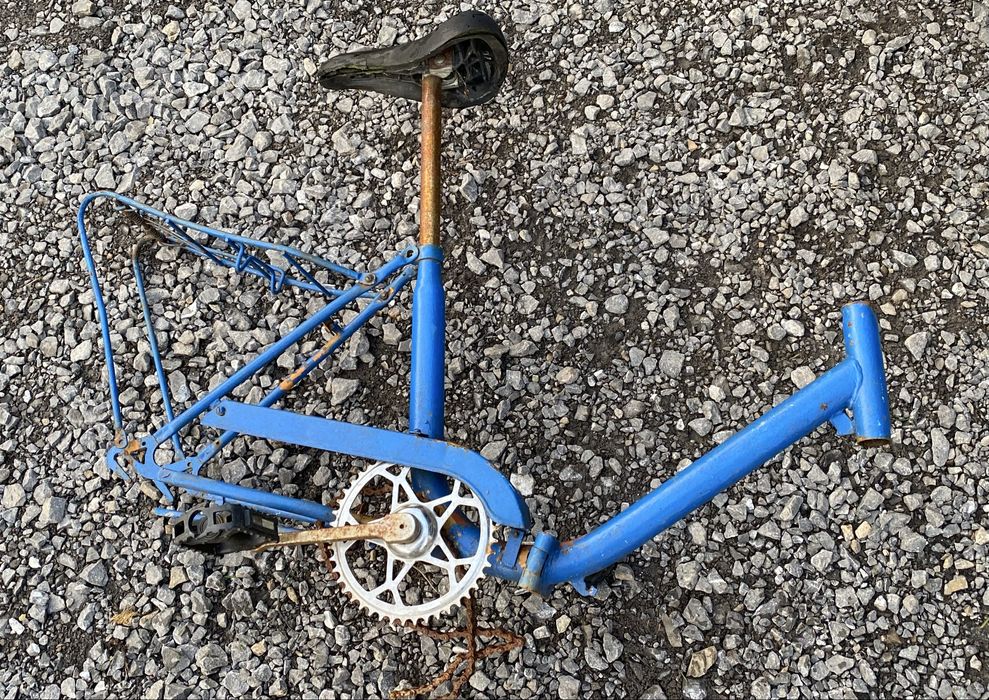 Rama Flaming rower składak z okresu PRL