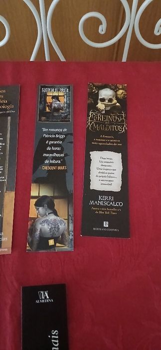 Marcadores de livros, novos