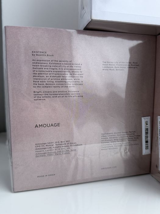 Духи, парфюм (парфум) Amouage Guidance, Blossom Love, Existence 100 ml