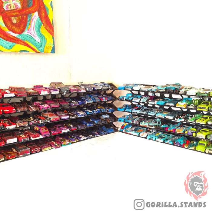 Ekspozytor stojak 30 miejsc V2 Hot Wheels Matchbox 1:64 Gorilla Stands