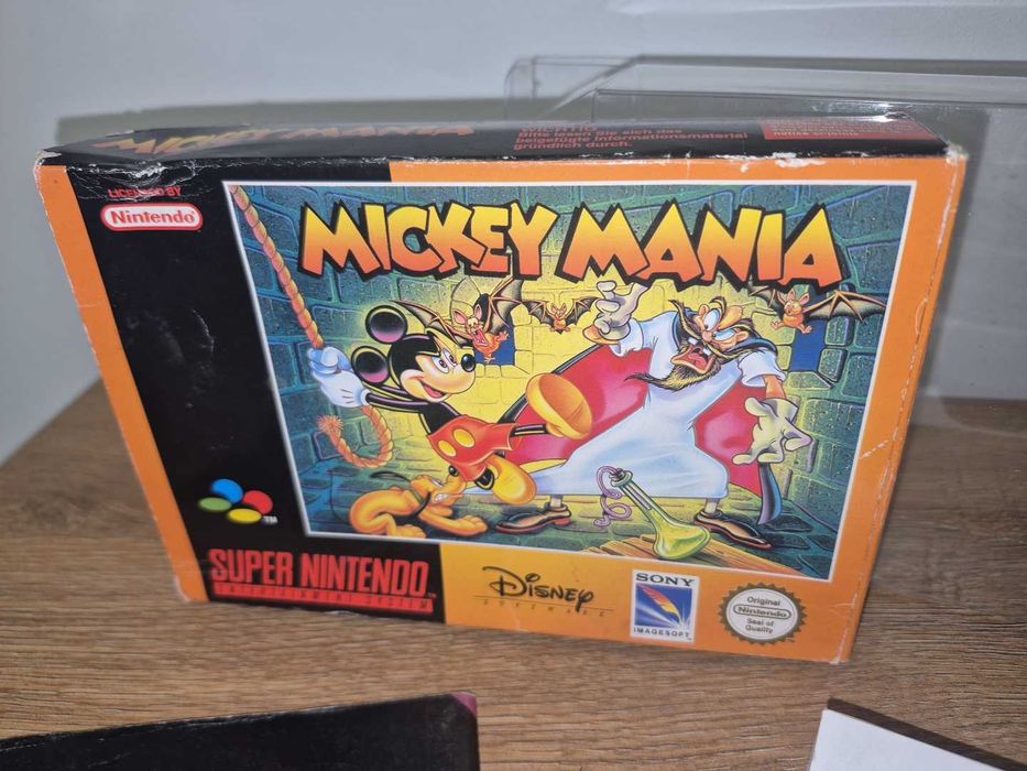 Gra Mickey Mania - NINTENDO SNES - DB stan CIB Komplet