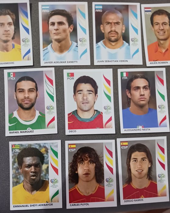 Lote x322 cromos panini World Cup 2006
Panini cromos