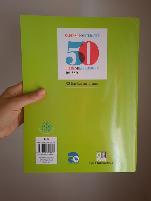 Caderno de Atividades Lições de Filosofia 10º ano