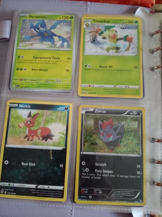 Cartas Pokémon para troca