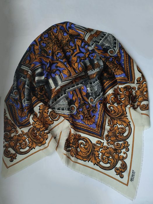 Вовняна дизайнерська рідкісна вінтажна хустка BROKOFF PRAGUE, Австрія