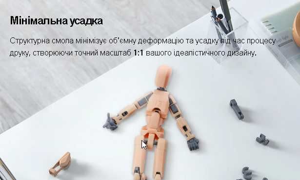 Найточніша та Найсвіжіша смола Anycubic 14K Texture Resin HD GRAY