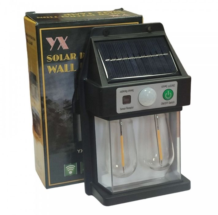 Уличный фонарь светильник солнечная батарея  датчик движения YX-777