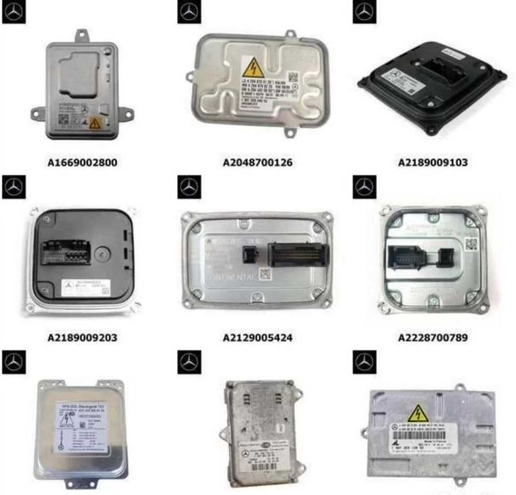 ‼️400 видов‼️ Mercedes Benz Мерседес LED-модули, блоки фар, AFS, драйверы, балласты розжиг управление топливным насосом пневмой парктроник камера