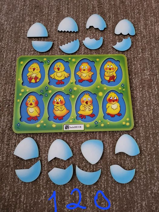 Розвиваючі ігри з дерева Квадрати Нікітіна Дерев'яний сортер Пазл