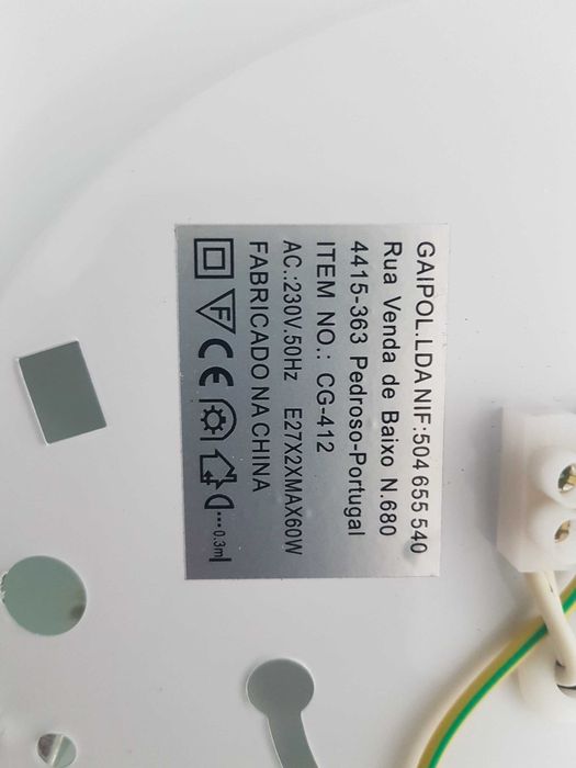 Candeeiro de tecto Gaipol novo