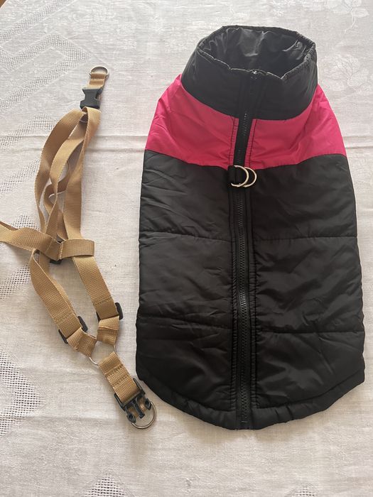 Szelki dla psa plus ubranko.