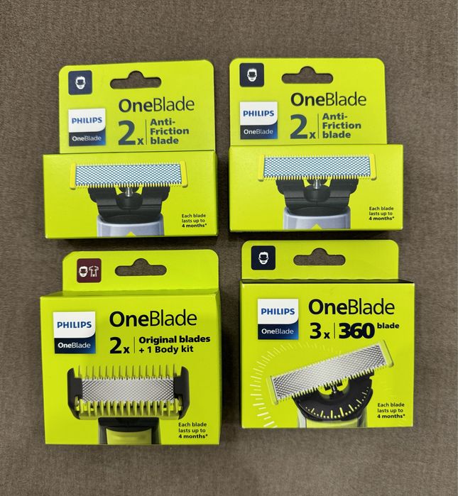 One Blade Philips оригінальні змінні леза насадки